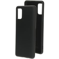 Mobiparts Samsung Galaxy A41 Silikon Hülle Backcover - Schwarz