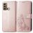 Mobigear Clover POCO X3 GT Hülle Klapphülle Geldbörse - Roségold