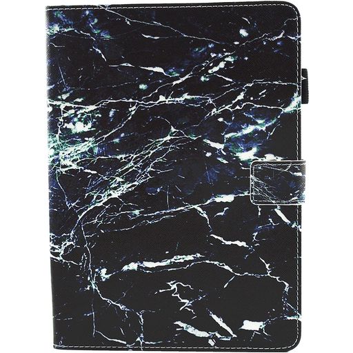 Mobigear Marble iPad 6 (2018) Hülle Klapphülle - Schwarz