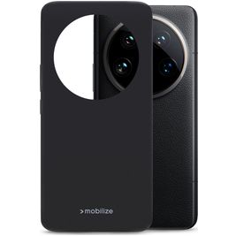 Mobilize Rubber Gelly Xiaomi 14 Ultra Hülle Flexibles TPU Backcover - Matt Black