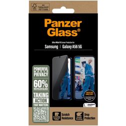 PanzerGlass Ultra-Wide Fit Privacy Samsung Galaxy A56 Gehärtetes Glas Displayschutz Privacy - Hüllenfreundlich - Schwarz