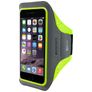 Mobiparts Comfort Fit Handyhalterung Joggen iPhone 6s Plus Sporthülle Neopren Sportarmband - Neon Green