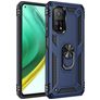 Mobigear Armor Ring Xiaomi Mi 10T Pro Hülle Hardcase Backcover Stoßfest mit Ringhalter - Blau