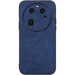 Mobigear Fabric OPPO Find X6 Hülle Hardcase Backcover - Blau