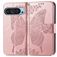 Mobigear Butterfly Google Pixel 9 Hülle Klapphülle Geldbörse - Roségold