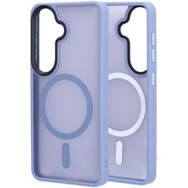 Mobiparts Hardcover Samsung Galaxy S26 MagSafe Hülle Hardcase Backcover - Satin Ligth Blue
