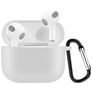 Mobigear Classic Apple AirPods 3 Hülle Silikon (flexibel) - Weiß