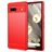 Mobigear Brushed Slim Google Pixel 7a Hülle Flexibles TPU Backcover - Rot