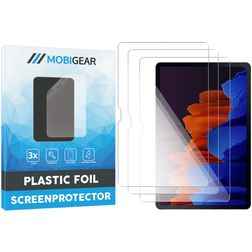Mobigear Samsung Galaxy Tab S7 Plus Displayschutz Schutzfolie - Hüllenfreundlich (3er Pack)