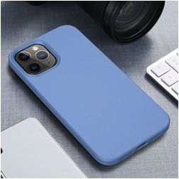 Mobigear Bio iPhone 12 Mini Hülle Umweltfreundliches Backcover - Blau