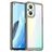 Mobigear Crystal OPPO Reno 7 Lite Hardcase Backcover - Transparent / Grau
