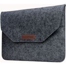 Mobigear Envelope Filz Laptop Sleeve 15 - 16 Zoll Laptop Hülle - Schwarz