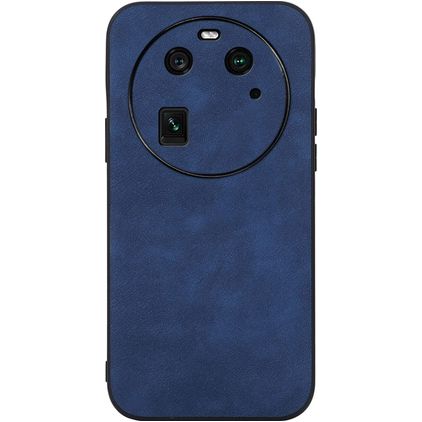 Mobigear Fabric OPPO Find X6 Hülle Hardcase Backcover - Blau