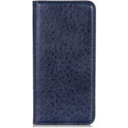 Mobigear Classic Elegance Samsung Galaxy S22 Ultra Hülle Klapphülle Geldbörse - Blau