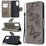 Mobigear Butterfly Samsung Galaxy S20 Hülle Klapphülle Geldbörse - Grau