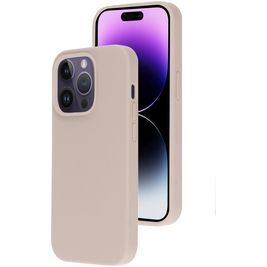 Mobiparts iPhone 14 Pro Silikon Hülle Backcover - Soft Salmon