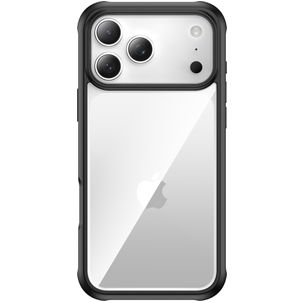 Valenta Full Cover Durchsichtig iPhone 17 Pro Max Hülle Gehärtetes Glas Backcover Stoßfest - Transparent