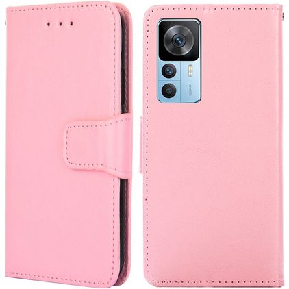 Mobigear Wallet Xiaomi 12T Hülle Klapphülle Geldbörse - Pink