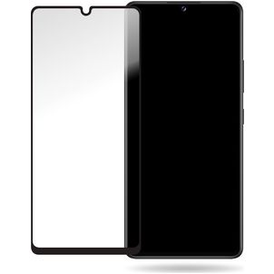 Mobilize Premium Samsung Galaxy A42 Panzerglas Gehärtetes Glas Displayschutz - Hüllenfreundlich - Schwarz