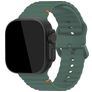 Mobilize Buckle Silikon Apple Watch Armband Dornschließe - 49/46/45/44 mm - Grün