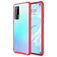 Mobigear Shockproof Huawei P40 Hülle Hardcase Backcover Stoßfest - Rot