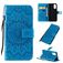 Mobigear Sunflower Samsung Galaxy S20 Hülle Klapphülle Geldbörse - Blau