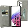 Mobiparts Classic Wallet Samsung Galaxy A53 Hülle Klapphülle Geldbörse - Granite Grey
