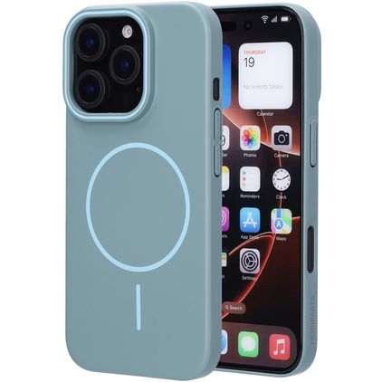 Mobiparts Slim Line iPhone 16 Pro MagSafe Hülle Hardcase Backcover - Sage Green