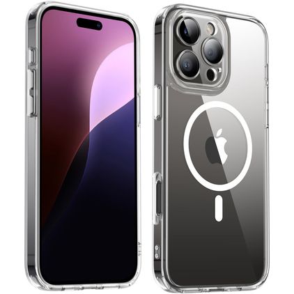 Valenta Trend Durchsichtig iPhone 16 Pro Max MagSafe Hülle Hardcase Backcover - Transparent