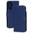 Mobiparts Wallet Samsung Galaxy A37 Echtleder Klapphülle Portemonnaie - Blau