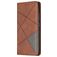 Mobigear Rhombus Slim Nokia 2.2 Hülle Klapphülle - Braun