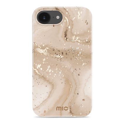 MIO iPhone 17e MagSafe Hülle Hardcase Backcover - Gold Marble