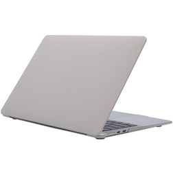 Mobigear Cream Matte MacBook Air 15 Zoll (2023-2026) Hardcase Hülle MacBook Case - Grau - Model A2941 / A3114 / A3241 / A3448