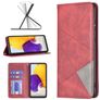 Mobigear Rhombus Slim Samsung Galaxy A73 Hülle Klapphülle - Rot