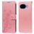Mobigear Flowers Google Pixel 10a Hülle Klapphülle Geldbörse - Roségold
