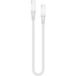 Mobilize Strong Nylon USB-C auf USB-C Kabel 0.2 Meter - Weiß