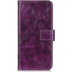 Mobigear Basic OPPO Reno 3 Pro Hülle Klapphülle Geldbörse - Lila