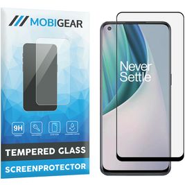 Mobigear Premium OnePlus Nord N10 5G Panzerglas Gehärtetes Glas Displayschutz - Hüllenfreundlich - Schwarz