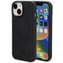 Mobiparts Classic iPhone 15 MagSafe Hülle TPU,Kunstleder Backcover - Graphite Black