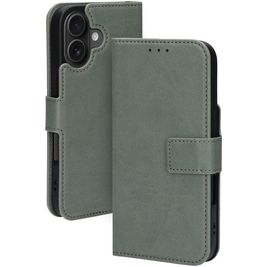 Mobiparts Classic Wallet MagSafe iPhone 16 MagSafe Hülle Klapphülle Geldbörse - Stone Green