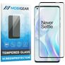 Mobigear Curved OnePlus 8 Panzerglas Gehärtetes Glas Displayschutz - Hüllenfreundlich - Schwarz