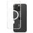 CARE by PanzerGlass Flagship iPhone 16 Pro Max MagSafe Hülle Hardcase Backcover - Transparent / Weiß