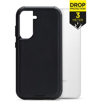 Mobilize Defender Samsung Galaxy S21 FE Hülle Hardcase Backcover Stoßfest - Schwarz