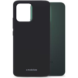 Mobilize Rubber Gelly OPPO Reno 14F Hülle Flexibles TPU Backcover - Schwarz
