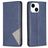 Mobigear Rhombus Slim iPhone 15 Hülle Klapphülle - Blau