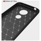 Mobigear Brushed Slim Motorola Moto G7 Play Hülle Flexibles TPU Backcover - Rot