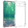 Mobigear Cushion Durchsichtig Google Pixel 6a Hülle Flexibles TPU Backcover Stoßfest - Transparent