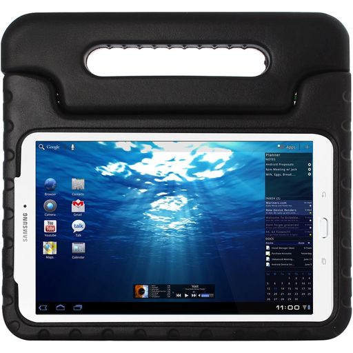 Mobigear Classic Samsung Galaxy Tab E 9.6 Tablet Hülle für Kinder mit Tragegriff - Schwarz