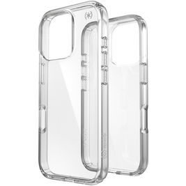 Speck Presidio Perfect Clear Durchsichtig iPhone 16 Pro Hülle Hardcase Backcover Stoßfest - Transparent