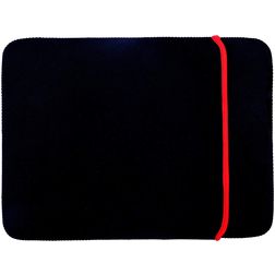 Mobigear Two Way Neopren Laptop Sleeve (max 24 cm x 33 cm) Laptop Hülle - Schwarz / Rot